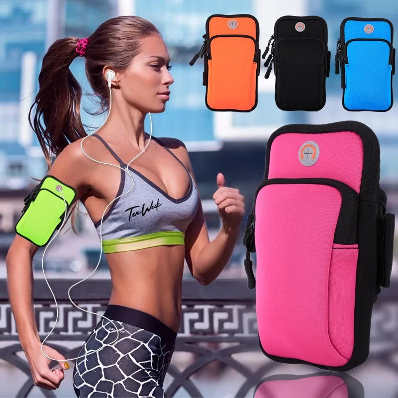 Universal 6inch Running Armband Phone Case Gym Fitness Jogging Arm Band Holder High Quality Phone B 0
