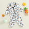 Toddler Baby Girl 2025 Halloween Pajama Set Bat Pumpkin Print Button Down Lapel Long Sleeve Top Pan 1