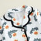 Toddler Baby Girl 2025 Halloween Pajama Set Bat Pumpkin Print Button Down Lapel Long Sleeve Top Pan 3