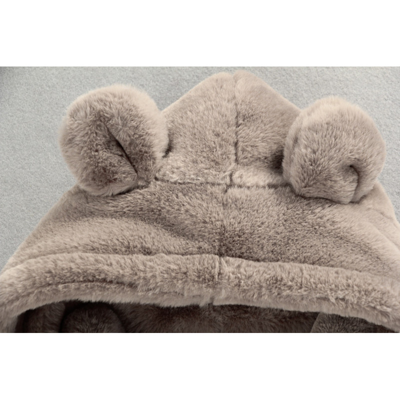 Cartoon Hooded Plus Velvet Infant Boys Coat Autumn Winter Baby Fleece Jacket Newborn Baby Girls War 1