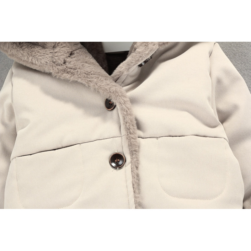 Cartoon Hooded Plus Velvet Infant Boys Coat Autumn Winter Baby Fleece Jacket Newborn Baby Girls War 3