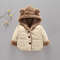 Cartoon Hooded Plus Velvet Infant Boys Coat Autumn Winter Baby Fleece Jacket Newborn Baby Girls War 6