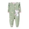 Spring Autumn Baby Girl Romper, Warm Fleece Animal Jumpsuit Pajamas Outfit with Zipper for Newborn Infants