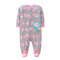 Spring Autumn Baby Girl Romper, Warm Fleece Animal Jumpsuit Pajamas Outfit with Zipper for Newborn Infants