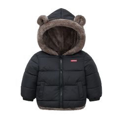 reversible baby winter coat cartoon hooded plus velvet, baby boys fleece jacket, newborn outerwear toddler girl parkas
