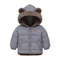 Reversible Baby Winter Coat Cartoon Hooded Plus Velvet, Baby Boys Fleece Jacket, Newborn Outerwear Toddler Girl Parkas