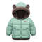 Reversible Baby Winter Coat Cartoon Hooded Plus Velvet, Baby Boys Fleece Jacket, Newborn Outerwear Toddler Girl Parkas