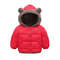 Reversible Baby Winter Coat Cartoon Hooded Plus Velvet, Baby Boys Fleece Jacket, Newborn Outerwear Toddler Girl Parkas