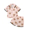 2PCS Pajama Set, Cartoon Cute Pattern Short Sleeved Top, Shorts, Comfortable & Soft Summer Home Wear for Baby Boy, Girl