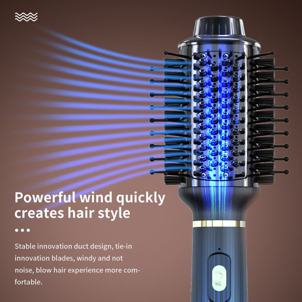Hot Air Comb Hair Bar Sokany, Negative Ion Quick Drying Hair Brush, Lightweight Styling Tool for Smooth Shine