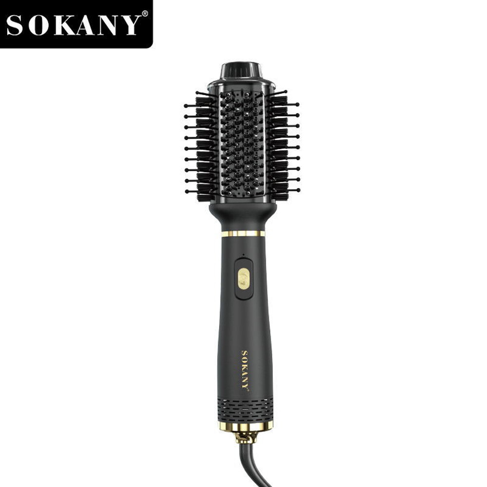 Hot Air Comb Hair Bar Sokany, Negative Ion Quick Drying Hair Brush, Lightweight Styling Tool for Smooth Shine