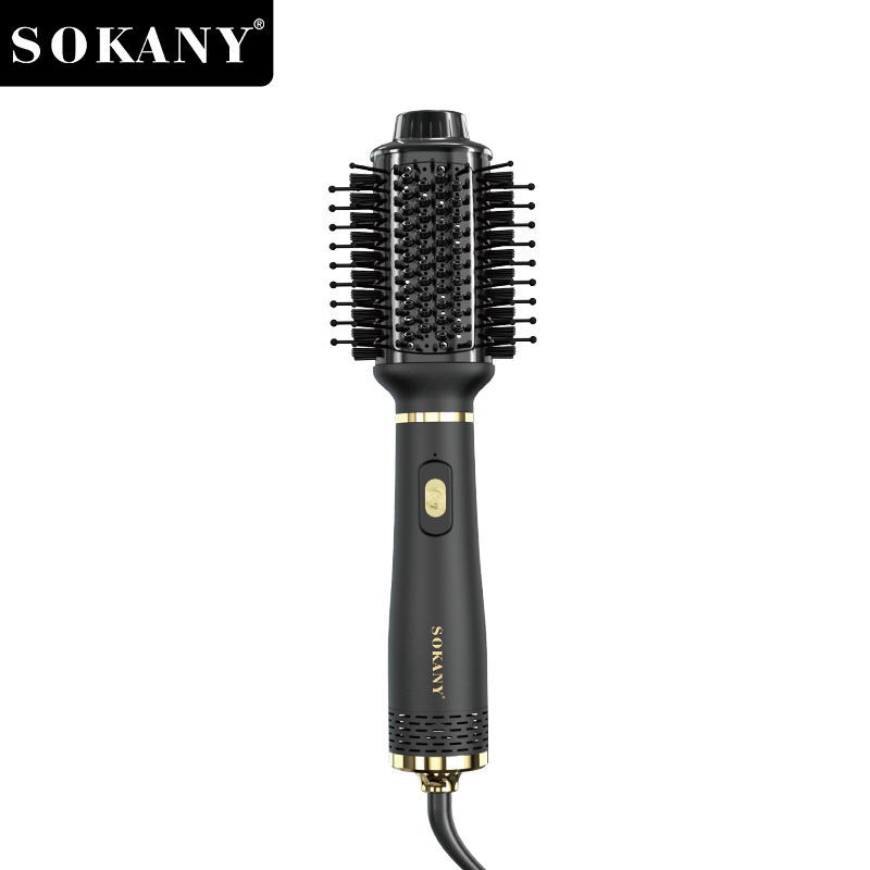 Hot Air Comb Hair Bar Sokany, Negative Ion Quick Drying Hair Brush, Lightweight Styling Tool for Smooth Shine
