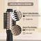 4 in 1 Hot Air Brush with Negative Ion Blow and Comb, Hair Curler Wand Straightener, Volumizing Styler for Smooth Hair