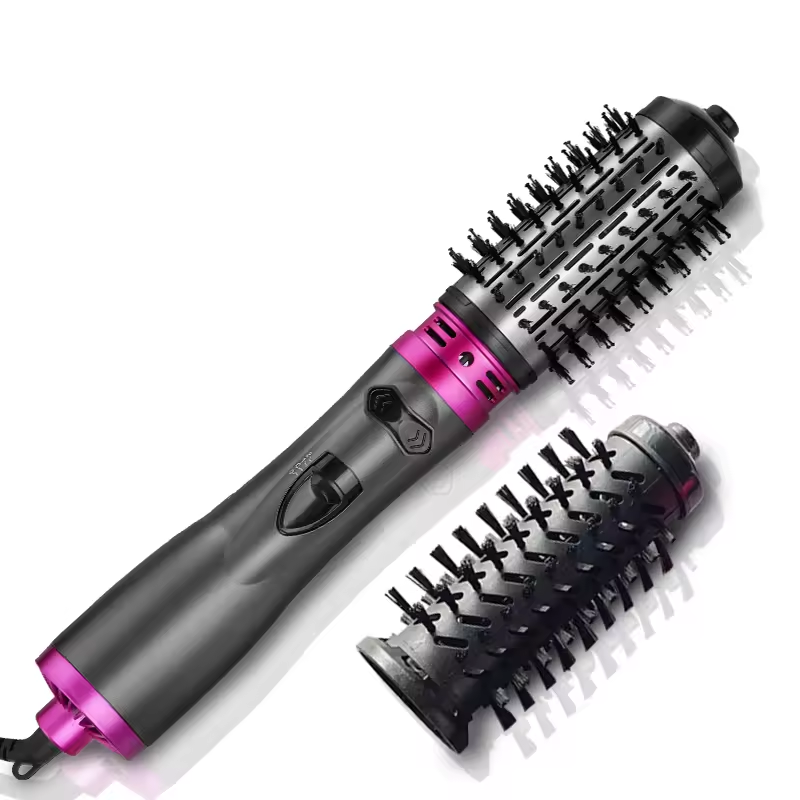 Electric Hair Styling Powerful Hair Dryer Brush, Curling and Straightening, Professional Hot Air Brush for Smooth Hair