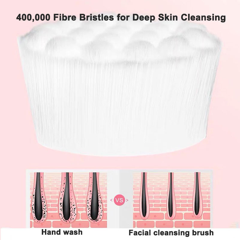Soft Silicone Double-Sided Facial Brush, Manual Cleansing Brush for Home Use, Deep Pore Facial Cleanser Skin Care Tool