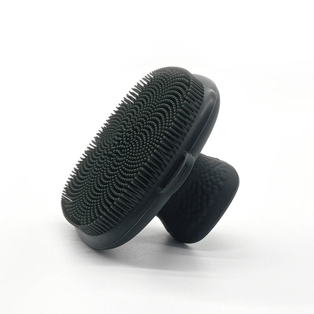 Silicone Face Scrubber Body in 4 Colors, Baby Shower Cleansing Brush, Soft Exfoliating Beard Scrubber for Men