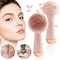 Facial Brush Electric Silicone Brush, Skin Massager Wireless Charging Cleansing, Waterproof Vibration Beauty Tool