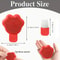 2 in 1 Silicone Facial Cleansing Brush Soft Head, Deep Pore Exfoliation Tool, Gentle Face Cleaner Fragrance Free