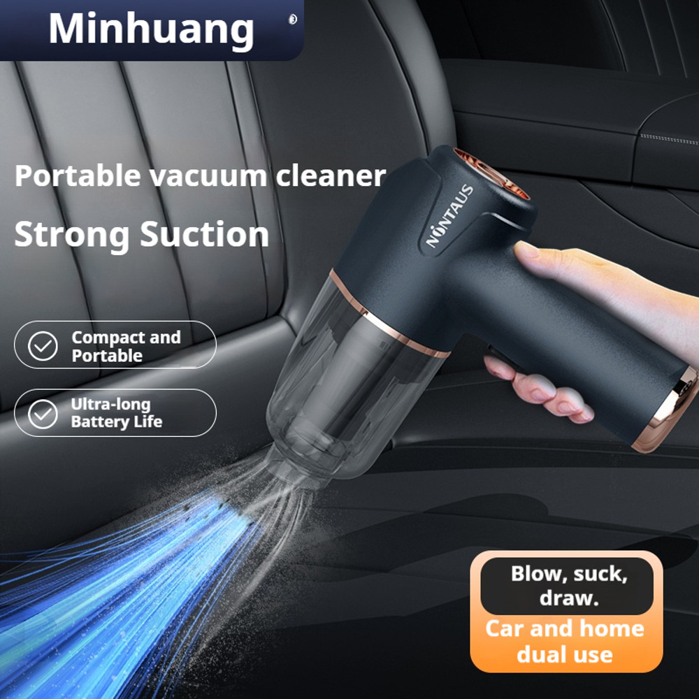 Cordless Car Vacuum Cleaner 60W Strong Suction 3 In 1 Blow Suck Vacuum Portable Handheld For Car Ho 0