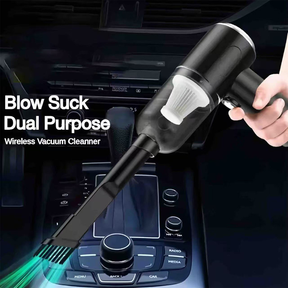 Combination Vacuum Cleaner USB Charging Small Car Household Vacuum Cleaner Fully Automatic High Pow 1