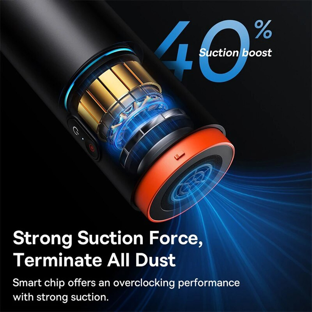 Baseus Car Vacuum Cleaner Mini Handheld, Auto Vacuum Cleaner Powerful Suction, Blow and Vacuum 2 in 1 for Car Home