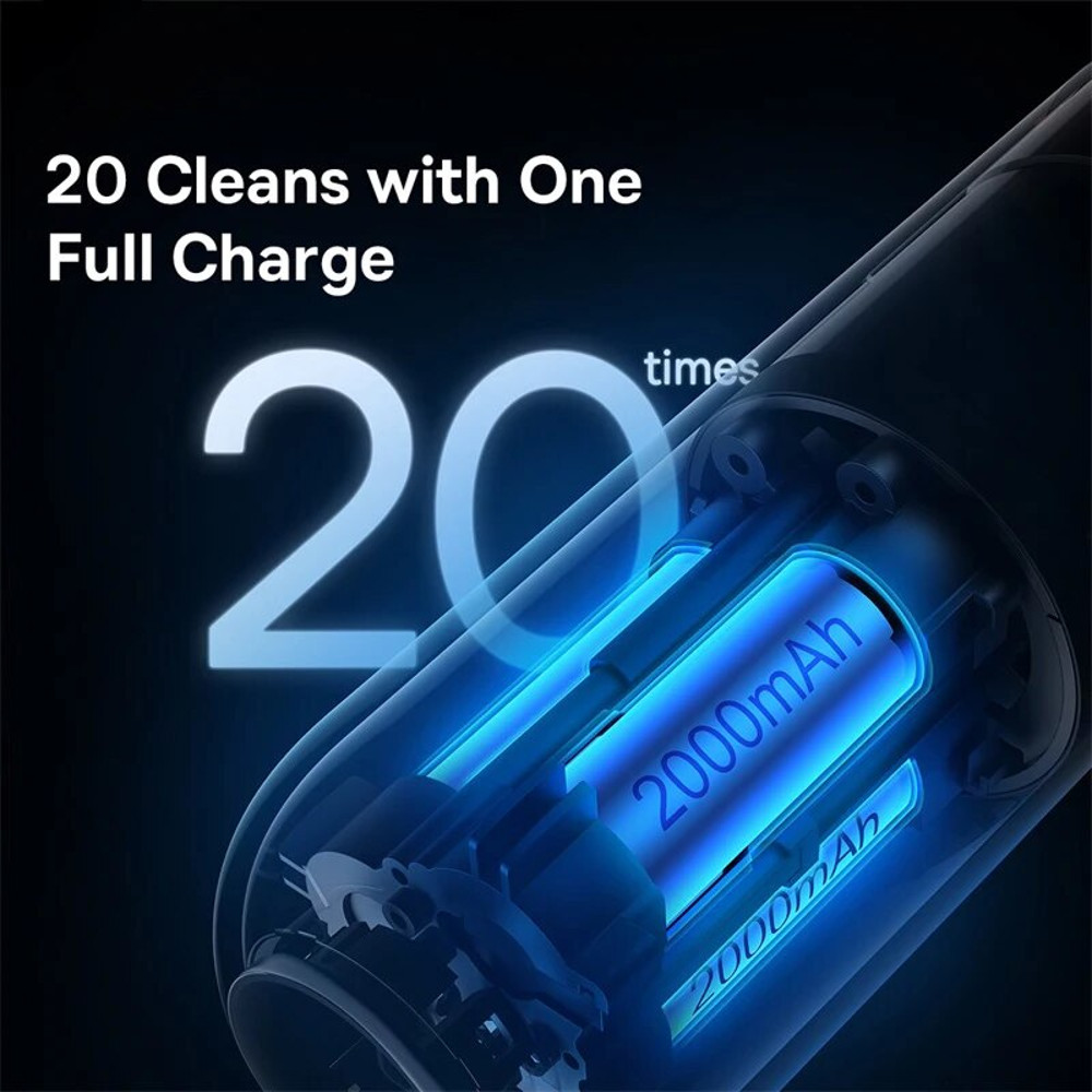 Baseus Car Vacuum Cleaner Mini Handheld, Auto Vacuum Cleaner Powerful Suction, Blow and Vacuum 2 in 1 for Car Home