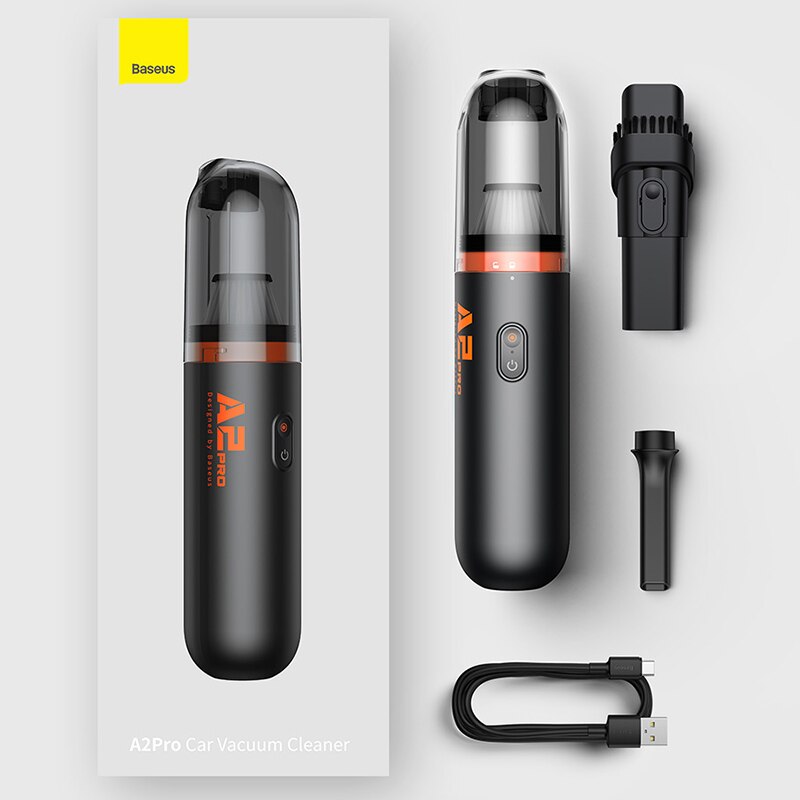 Baseus Car Vacuum Cleaner Mini Handheld, Auto Vacuum Cleaner Powerful Suction, Blow and Vacuum 2 in 1 for Car Home