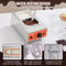 SucceBuy 2 3 Tanks Electric Chocolate Tempering Machine, Chocolate Cascade Melting Pot for Kitchen Appliance Melt Flow