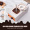 SucceBuy 2 3 Tanks Electric Chocolate Tempering Machine, Chocolate Cascade Melting Pot for Kitchen Appliance Melt Flow