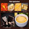 SucceBuy Electric Fondue Pot Set for Cheese & Chocolate, 3 Quart Steel Melting, Fondue Pot with Temperature Control