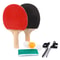 Complete Table Tennis Set with Net Post,2 Rackets & 3 Balls for Indoor & Outdoor Play