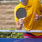 Complete Table Tennis Set with Net Post,2 Rackets & 3 Balls for Indoor & Outdoor Play
