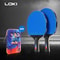 LOKI K5000 Table Tennis Racket Set Home Entertainment Ping Pong Rackets With Premium Blue Rubber 5
