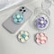 Magnetic Cute Floral Retractable Grip For Magsafe IPhone Clear Resin Candy Flower Phone Holder Fold 1