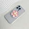 Magnetic Cute Floral Retractable Grip For Magsafe IPhone Clear Resin Candy Flower Phone Holder Fold 6