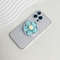 Magnetic Cute Floral Retractable Grip For Magsafe IPhone Clear Resin Candy Flower Phone Holder Fold 7
