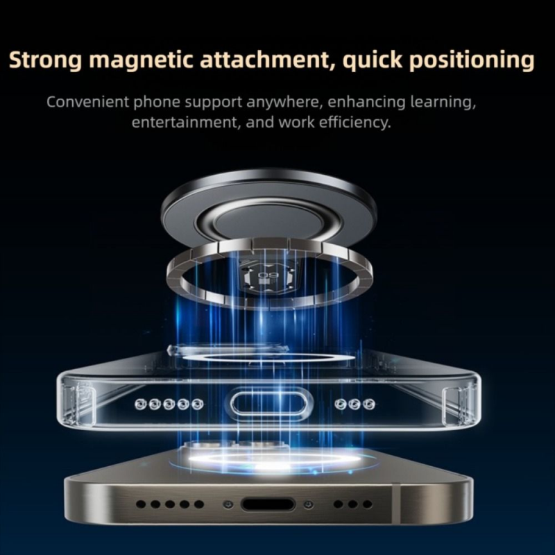 Fidget Magnetic Phone Grip Holder with 20N Strong Magnet for iPhone, Magsafe Ring Phone Stand Magnetic Phone Holder