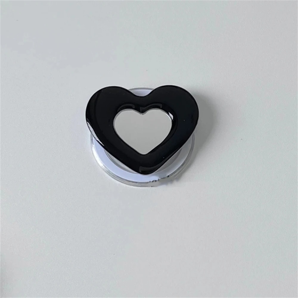 Cute 3D Love Heart Flower For Magsafe Charging Grip Tok For iPhone15 Wireless Case Folding Magnetic Finger Stand
