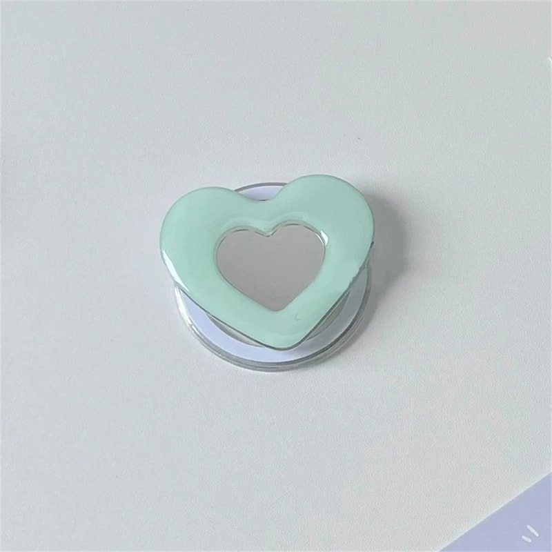 Cute 3D Love Heart Flower For Magsafe Charging Grip Tok For iPhone15 Wireless Case Folding Magnetic Finger Stand