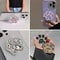 3D Cute Cat Paw Diamond Folding Finger Ring Griptok Phone Holder iPhone 16 Support Socket Pocket Grip Stand Bracket