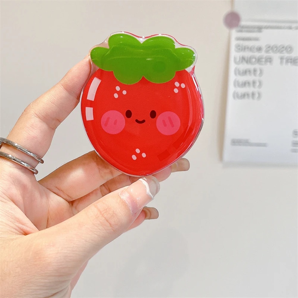 Korean Cute Cartoon Fruit Magnetic Holder Grip Tok Griptok Phone Stand Holder Support iPhone Pad MagSafe Smart Tok