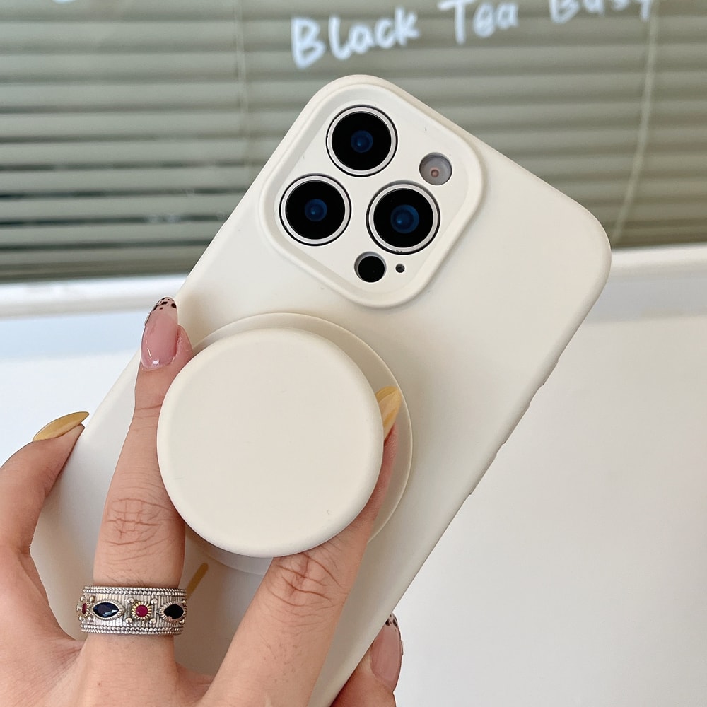 Cute Phone Holder Stand for iPhone Samsung Support Korean Ins Style Grip Folding Pocket Socket Bracket for Mobilephone