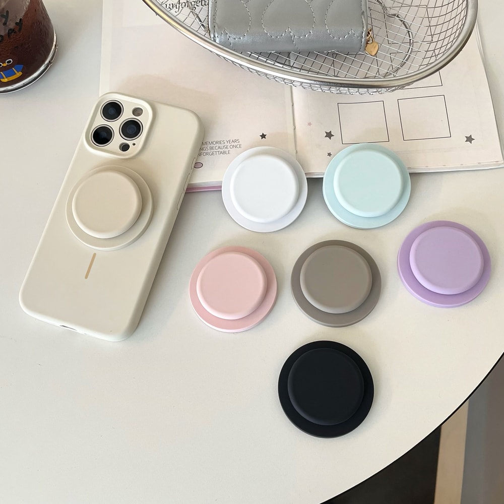 Cute Phone Holder Stand for iPhone Samsung Support Korean Ins Style Grip Folding Pocket Socket Bracket for Mobilephone