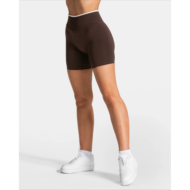 High Waist Sculpting Yoga Shorts Womens Seamless Workout Shorts For Running Gym Hip Lifting Solid W 5