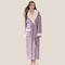 Winter Women's Long Sleeve Flannel Nightgown, Thickened Warm Coral Fleece Nightdress with Pockets, Loose Fit Sleepwear