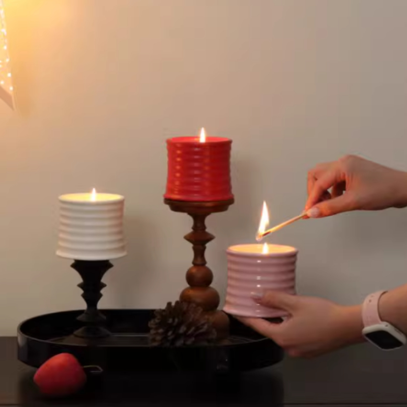 Coconut Wax Candles Multiple Fragrance Cup Shaped Scented Candles For Home Atmosphere Birthday Gift 1