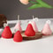Strawberry Shaped Scented Candles, 4pcs Realistic Fruit Aromatherapy Candles, Miniature Photo Prop Candles, Gift Set