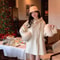 Womens Winter Fashion Outerwear Double Faced Cashmere Coat With Real Fox Fur Autumn Winter Gentle W 0