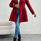 Mia Muse Womens Coat Winter Work Coat Long Sleeve Lapel Blazer Solid Color Outerwear Valentines Day 3