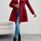 Mia Muse Womens Coat Winter Work Coat Long Sleeve Lapel Blazer Solid Color Outerwear Valentines Day 3